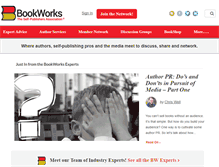 Tablet Screenshot of bookworks.com