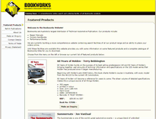 Tablet Screenshot of bookworks.com.au